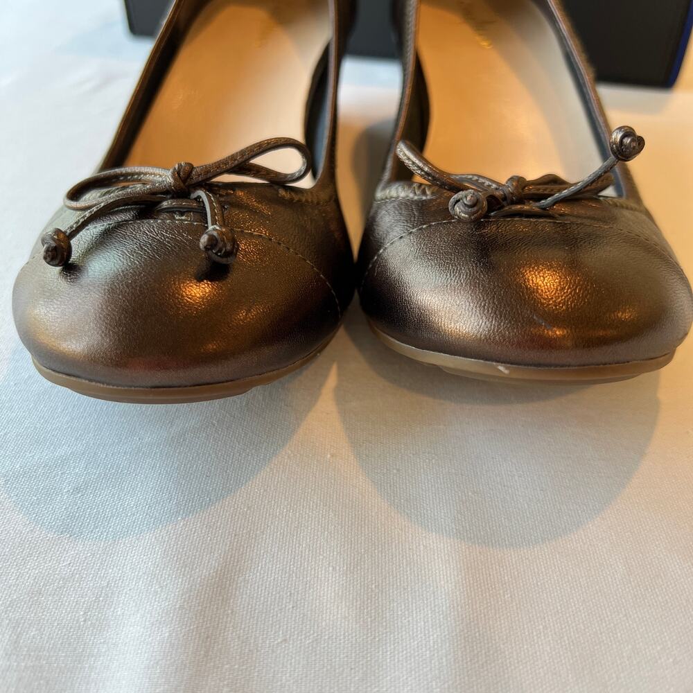 Cole Haan‎ Nike Air Tali Closed Toe Wedge Shoes Copper | Women's size 8 - Picture 3 of 13